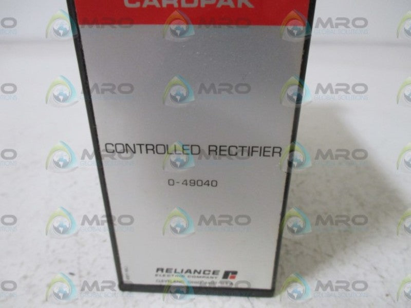 RELIANCE ELECTRIC 0-49040 CONTROLLED RECTIFIER  NSMP