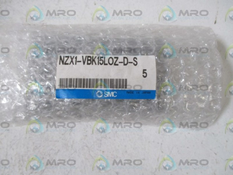 LOT OF 5 SMC NZX1-VBK15LOZ-D-S VALVE UNIT *NEW NO BOX*