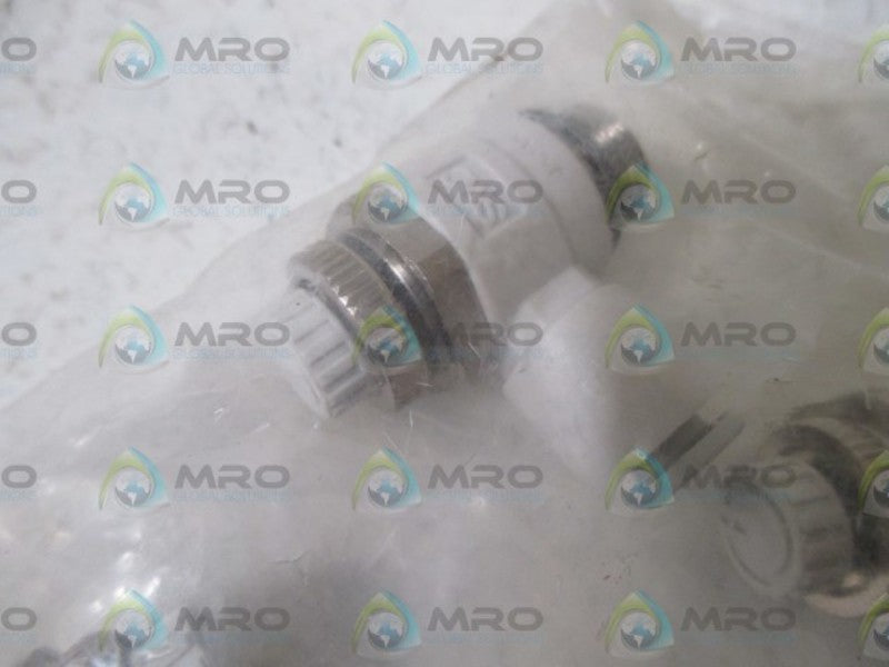 LOT OF 6 SMC AS2201F-U02-06 FLOW SPEED CONTROL NSNP IN A BAG