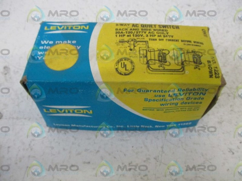 LEVITON 1223 3-WAY TOGGLE SWITCH  NSMP