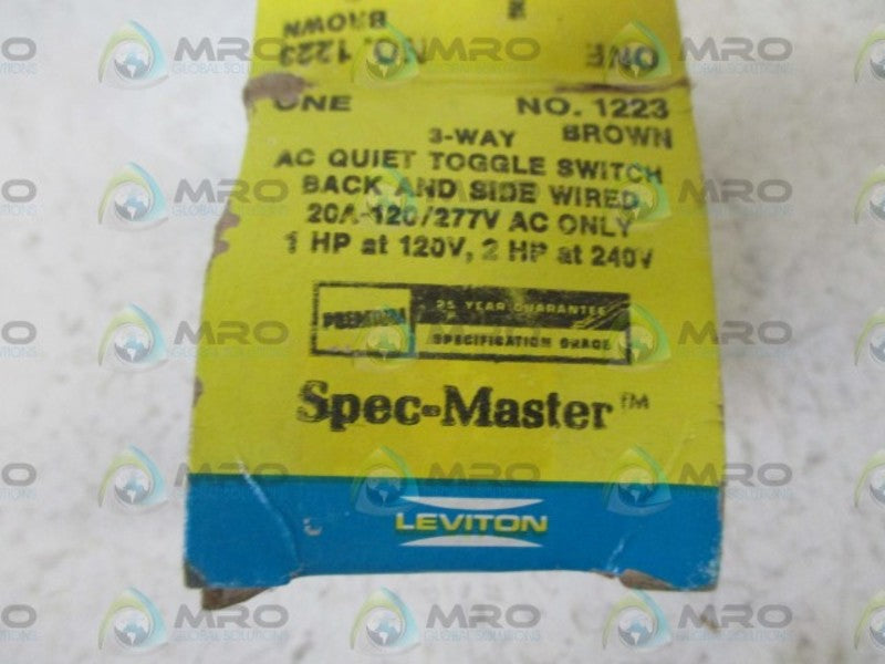 LEVITON 1223 3-WAY TOGGLE SWITCH  NSMP