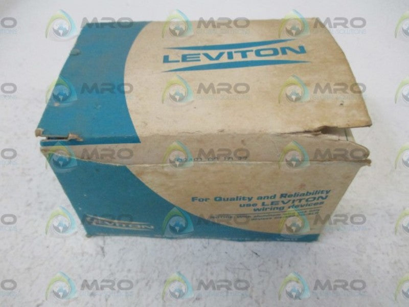 LOT OF 10 LEVITION 85004 SMOOTH PLASTIC WALLPLATE(BROWN)NSMP