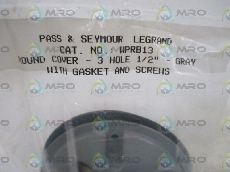 PASS & SEYMOUR WPRB13 WEATHERPROOF LAMP COVER NSNP IN A FACTORY BAG
