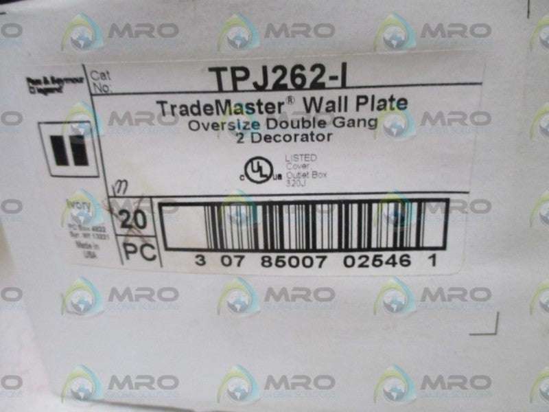 LOT OF 13 PASS & SEYMOUR TPJ262-I WALL PLATE NSMP