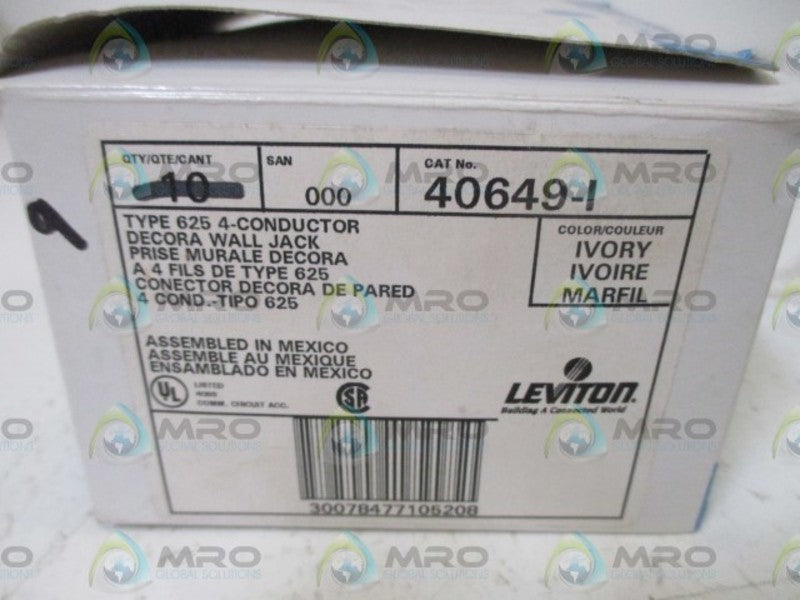 LEVITON 40649-I (PKG OF 9) NSMP