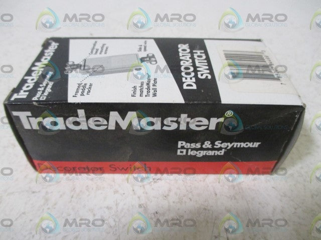 LOT OF 2 PASS & SEYMOUR TM874-W DECORATOR SWITCH 4-WAY *NEW IN BOX*