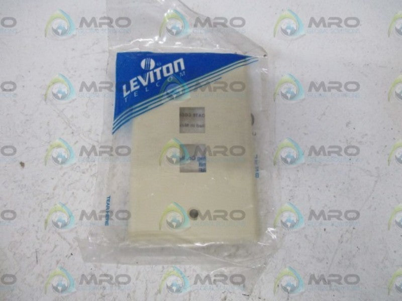 LOT OF 3 LEVITON 41080-2IP WALL PLATE *NEW IN A FACTORY BAG*