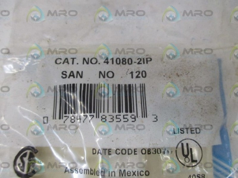 LOT OF 3 LEVITON 41080-2IP WALL PLATE *NEW IN A FACTORY BAG*