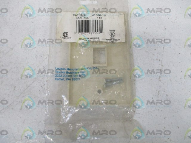 LOT OF 28 LEVITON 41080-1IP WAL PLATE *NEW IN A FACTORY BAG*