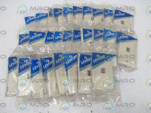 LOT OF 28 LEVITON 41080-1IP WAL PLATE *NEW IN A FACTORY BAG*