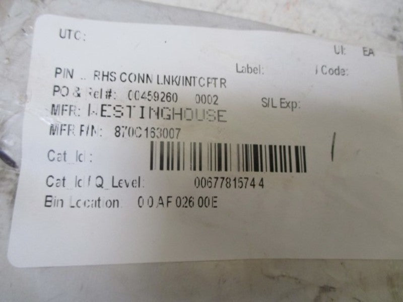 WESTINGHOUSE 870C163007 PIN  NSNP