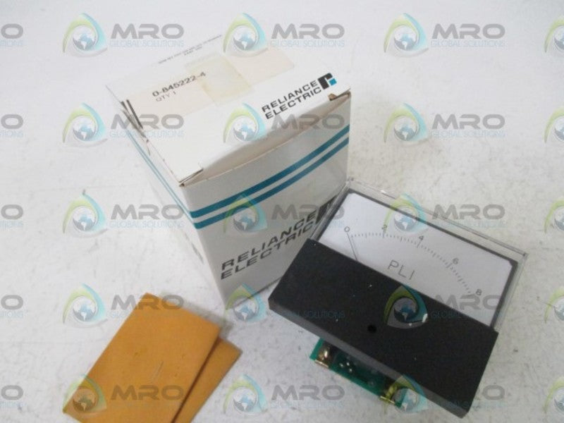 RELIANCE ELECTRIC 0-845222-4 PANEL METER 0-8  NSMP