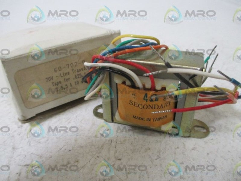 J.W. DAVID COM. 60-702-0 TRANSFORMER  NSMP