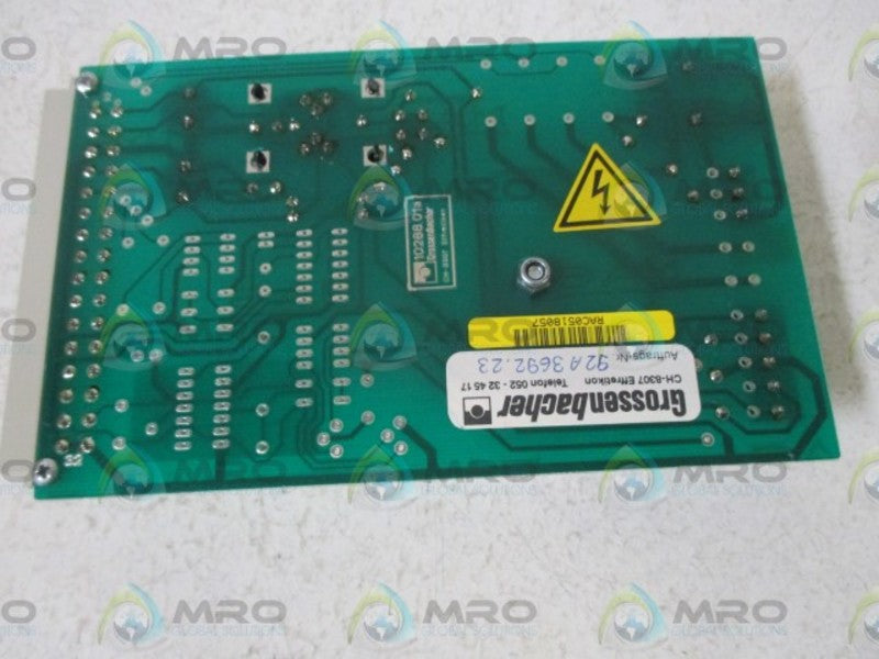 GROSSENBANCHER 4331-28804 BOARD  UNMP