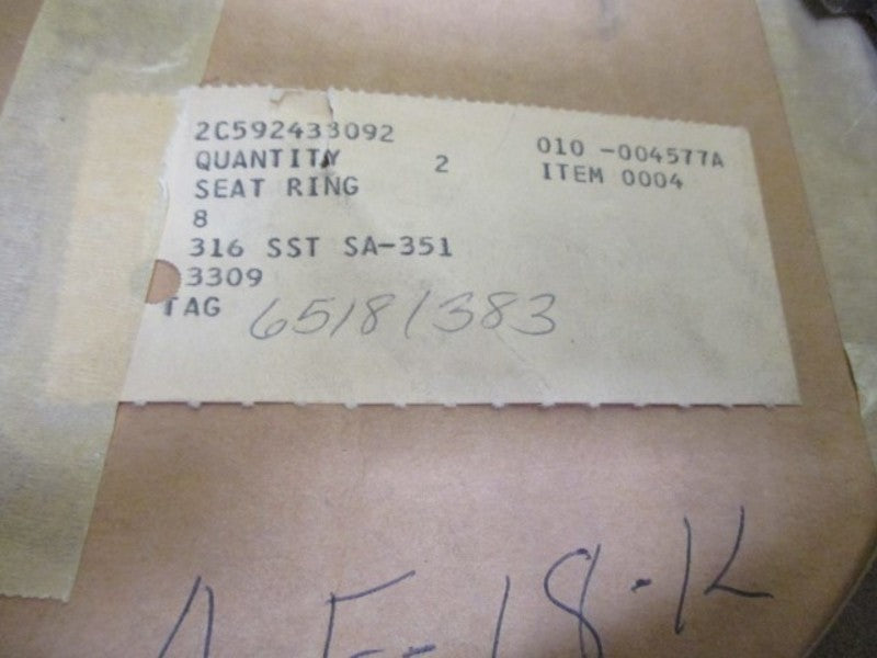 FISHER 316SSTSA-351 SEAT RING  NSMP