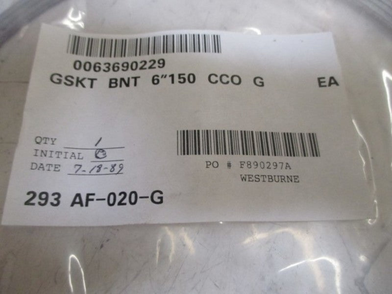 WESTBURNE 293AF-020-G GASKET  NSNP