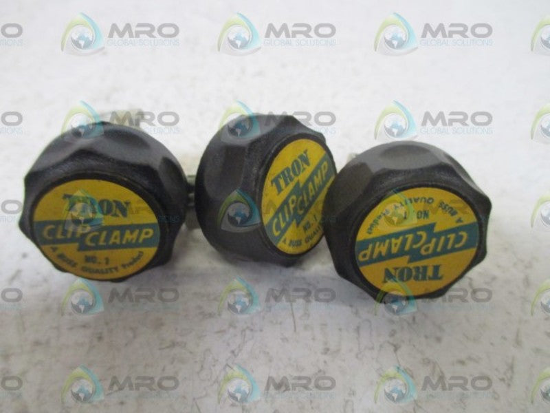 LOT OF 3 TRON NO.1 CLIP CLAMP NSNP