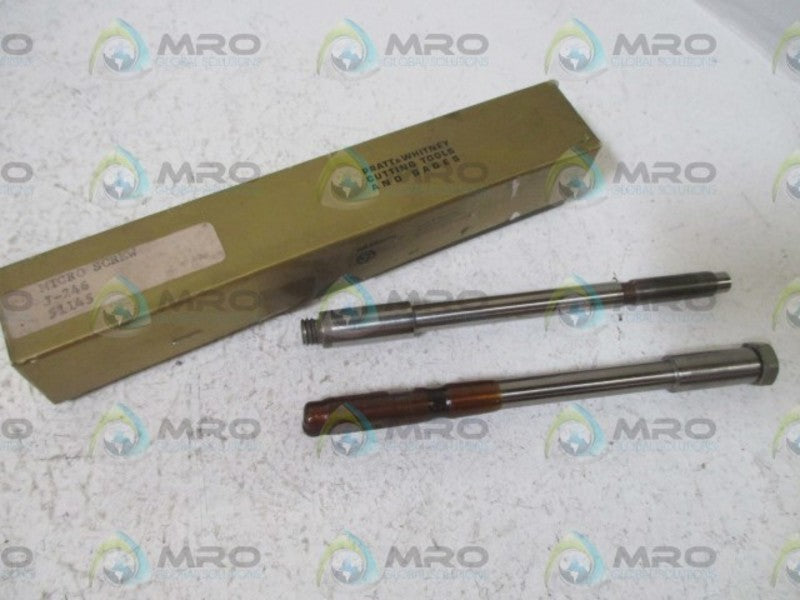 PRATT & WHITNEY CUTTING TOOLS J-246 MICRO SCREW  NSMP