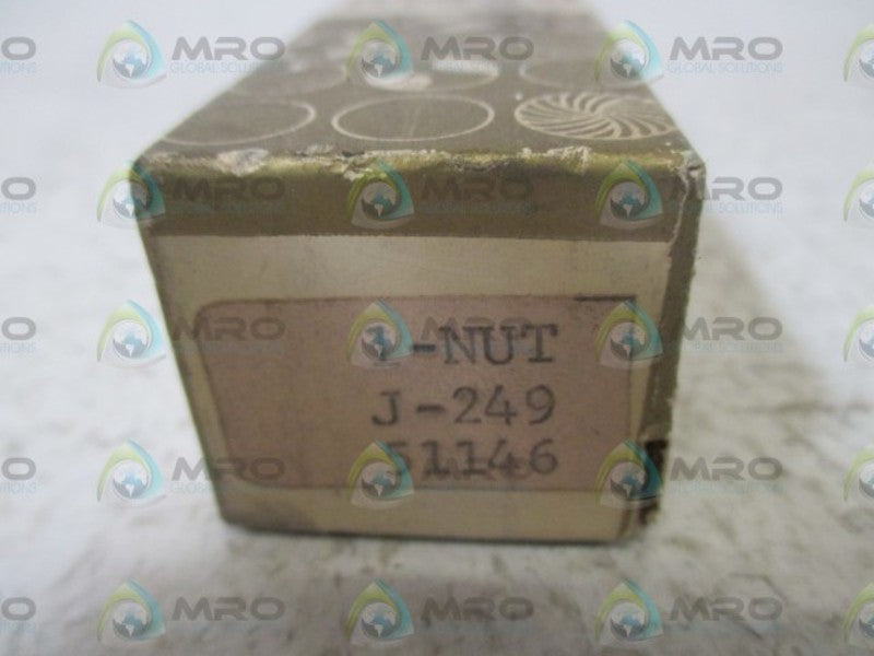LOT OF 2 PRATT & WHITNEY CUTTING TOOLS J-249 ADJU. NUTS NSMP