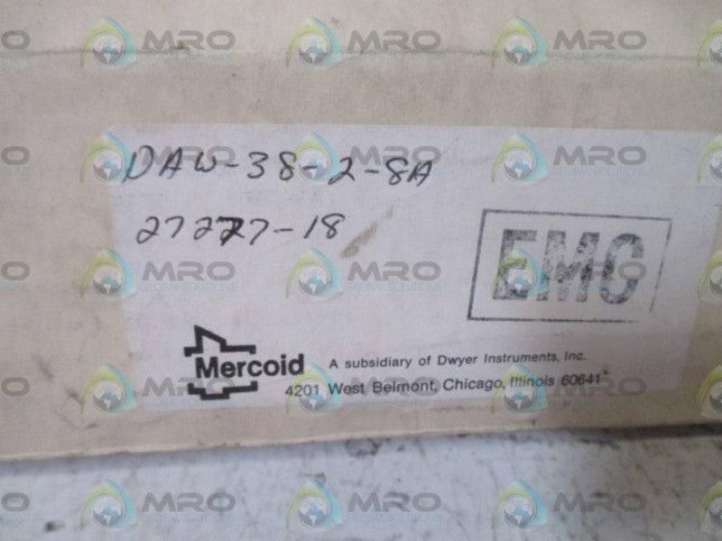 MERCOID DAW-38-2-8A PRESSURE CONTROL  NSMP