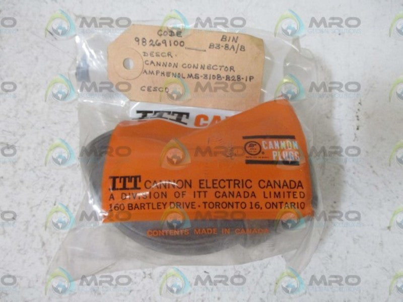 ITT MS-3108-B28-1P CONNECTOR  NSNP IN A BAG