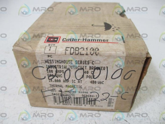 CUTLER HAMMER FDB2100 CIRCUIT BREAKER * NEW IN BOX *