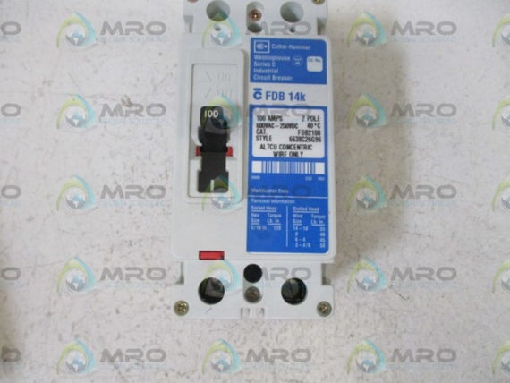 CUTLER HAMMER FDB2100 CIRCUIT BREAKER * NEW IN BOX *