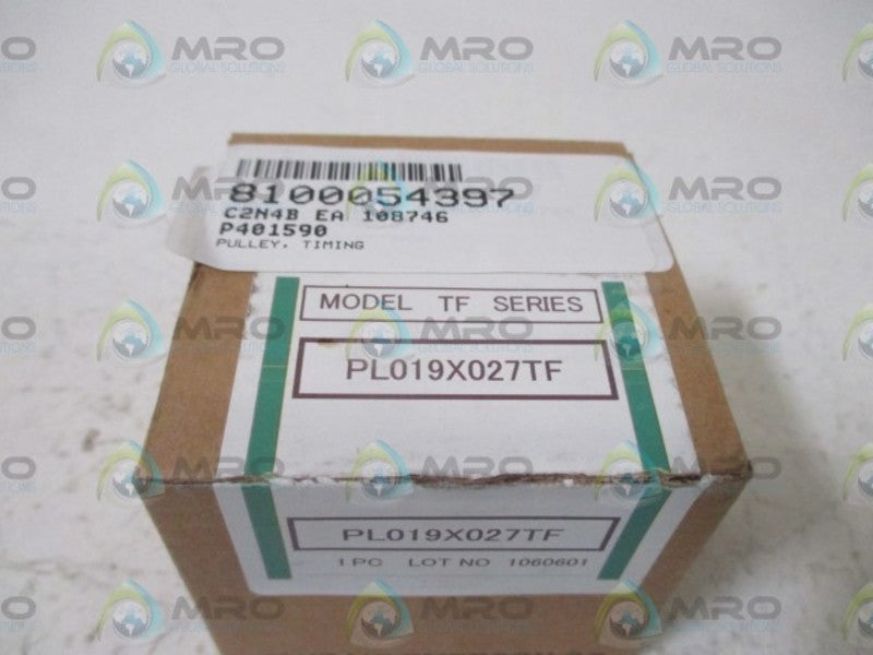 TSUBAKI PL019X027TF TIMING PULLEY  NSMP