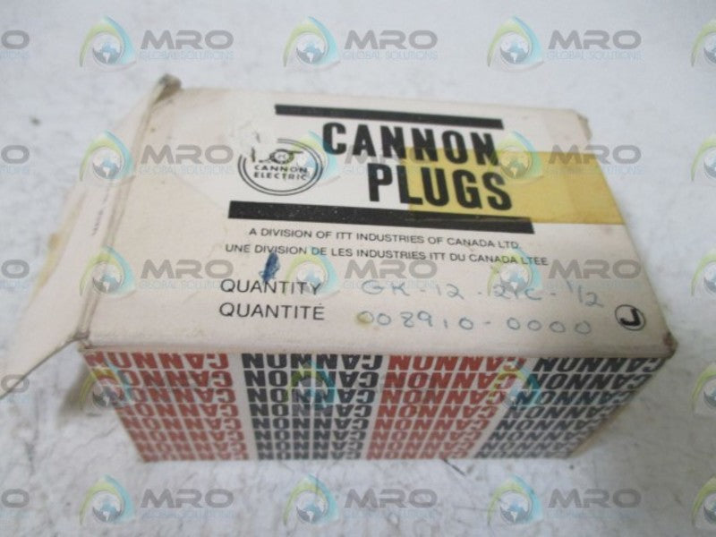 CANNON GK-12-21C-1/2 CONNECTOR  NSMP