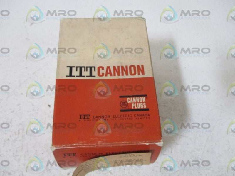 LOT OF 2 CANNON MS3106-B22-17P CONNECTOR NSMP
