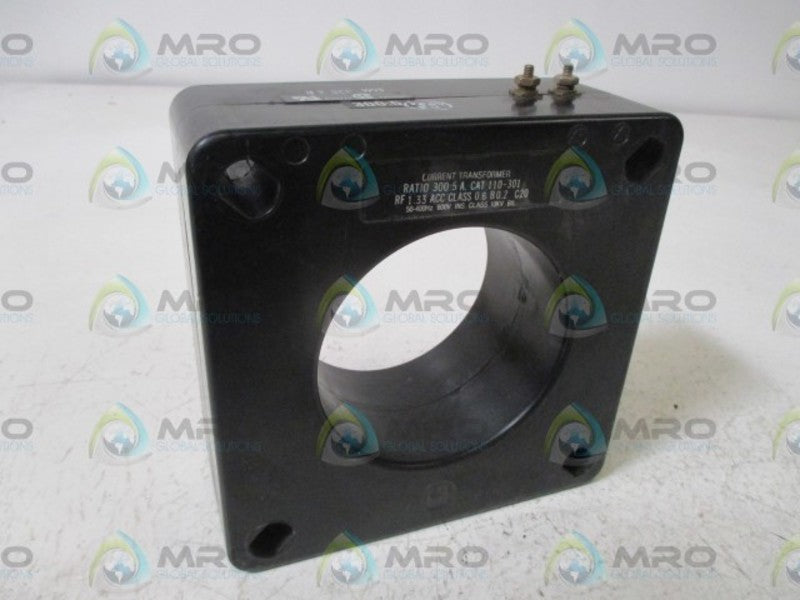 INSTRUMENT TRANSFORMER 110-301 CUURENT TRANSFORMER   NSNP