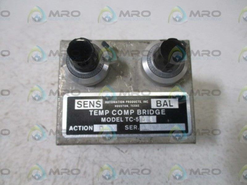 AUTOMATION PRODUCTS INC. MODEL TC-5A1 TEMP COMP BRIDGE  UNMP
