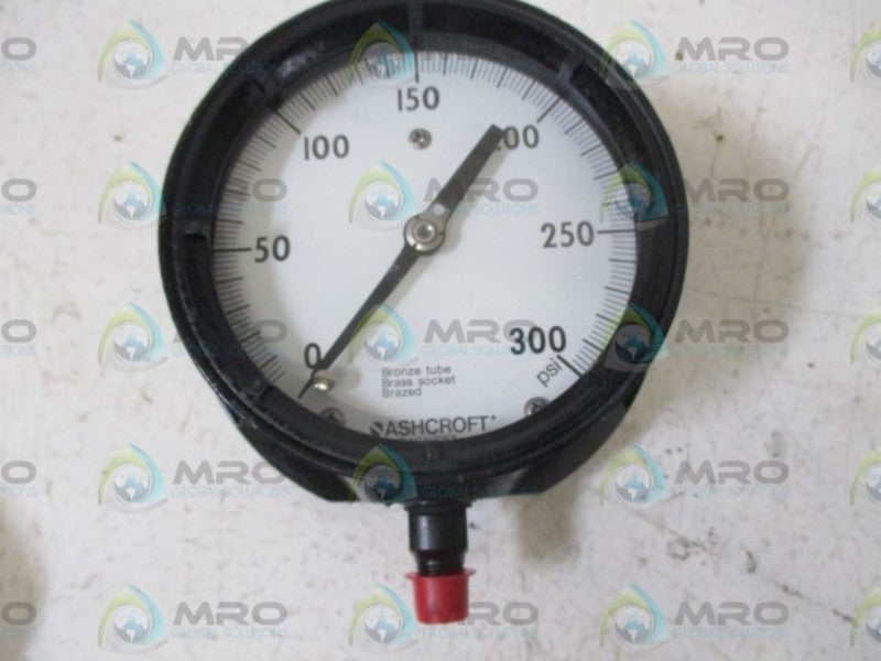 SHELBY JONES CO. 4.5" GAUGE 0-300PSI  NSMP