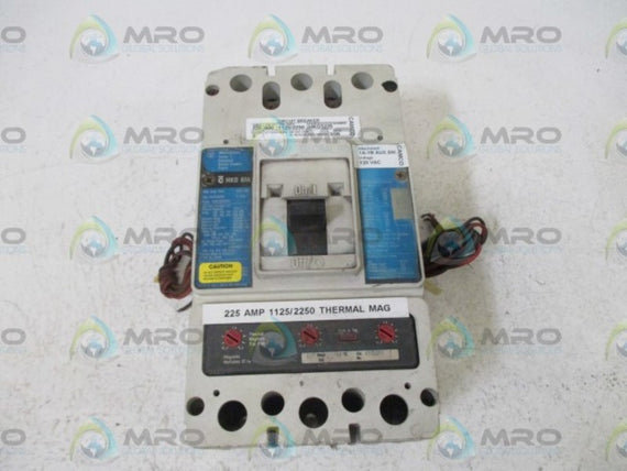 WESTINGHOUSE HKD3225 w aux switch and shunt CIRCUIT BREAKER  UNMP