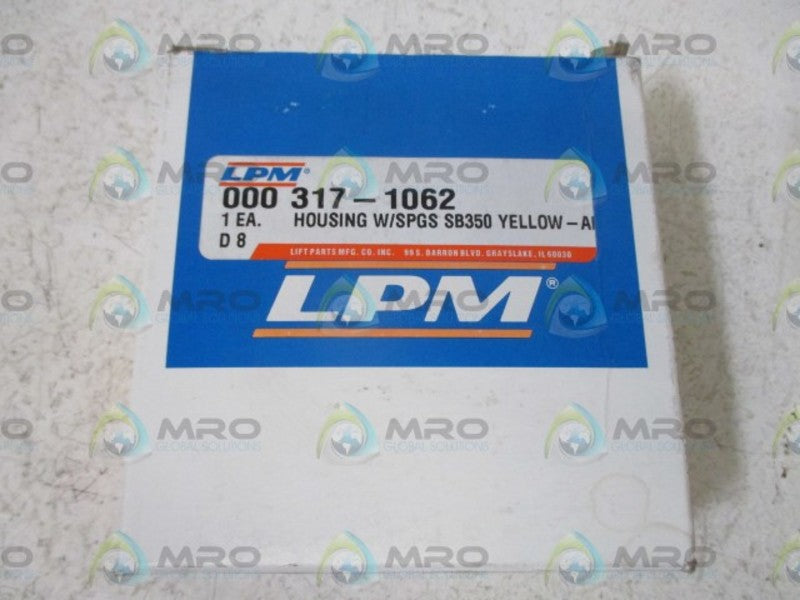 LPM 000 317-1062 HOUSING W/SPGS SB350 YELLOW  NSMP