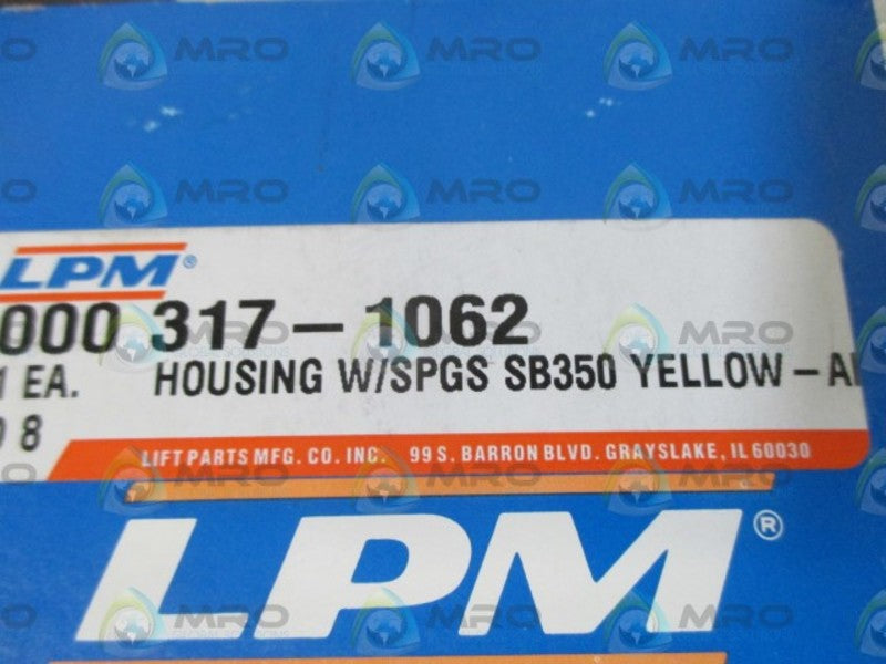 LPM 000 317-1062 HOUSING W/SPGS SB350 YELLOW  NSMP