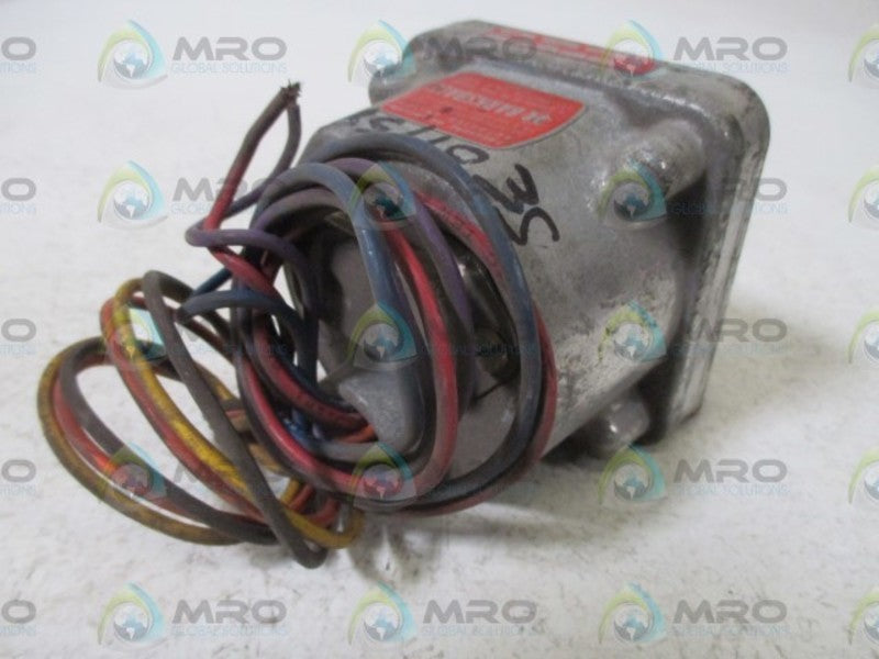 BARKSDALE D2H-A3 PRESSURE SWITCH  UNMP