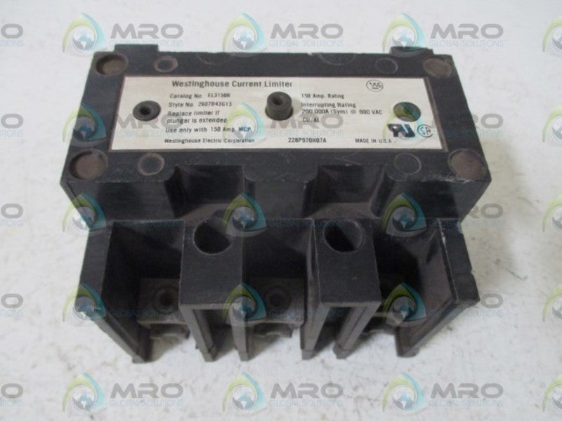 WESTINGHOUSE EL3150R CURRENT LIMITER  UNMP