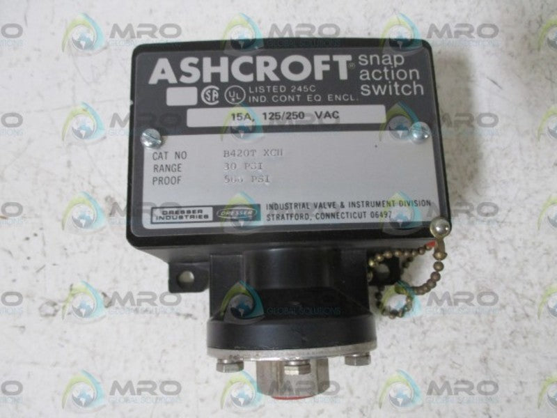 ASHCROFT B420T XCH SNAP ACTION SWITCH  NSNP