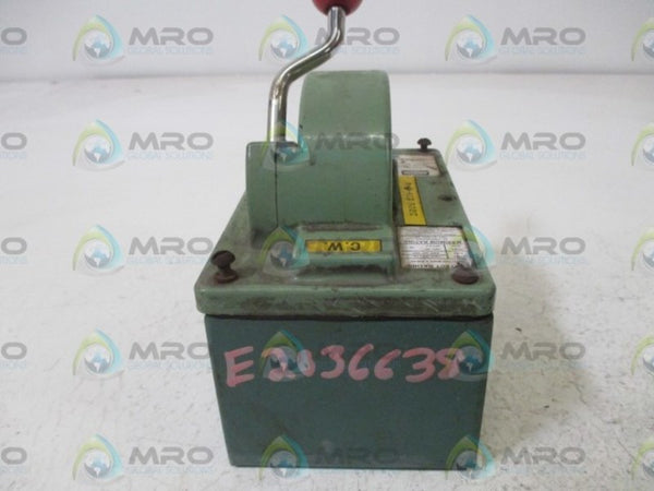 HUBBELL TYPE 4211 1188M1S MASTER SWITCH CONTROL  UNMP