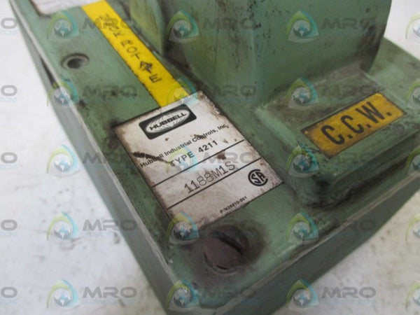HUBBELL TYPE 4211 1188M1S MASTER SWITCH CONTROL  UNMP
