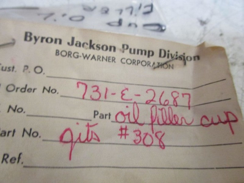 BYRON JACKSON 731-E-2687 OIL PILLER CUP  NSNP