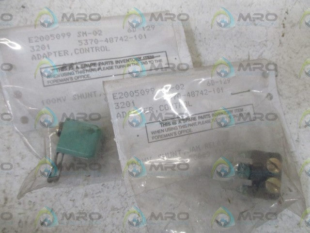 LOT OF 2 5370-48742-101 CONTROL ADAPTER *NEW IN A BAG*