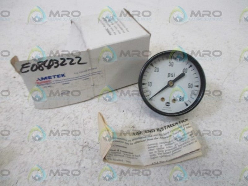 AMETEK 03-17-98 GAUGE 0-60  NSMP