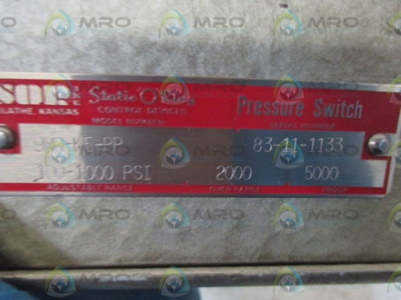 SOR 9NN-K5-PP PRESSURE SWITCH  NSNP