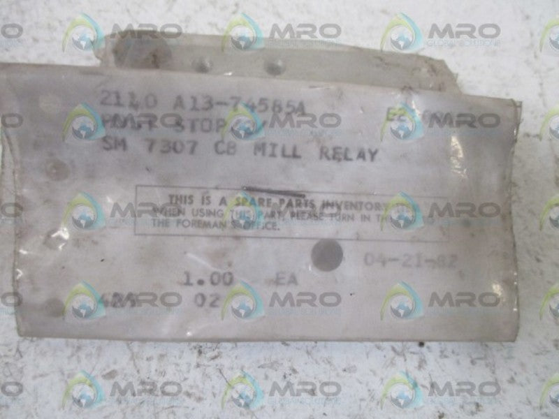 LOT OF 2 2110 A13-74858A MILL REAY NSNP IN A BAG