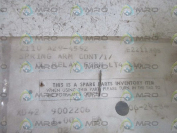 2110 A29-4592 SPRING ARM CONTACT  NSNP IN A BAG