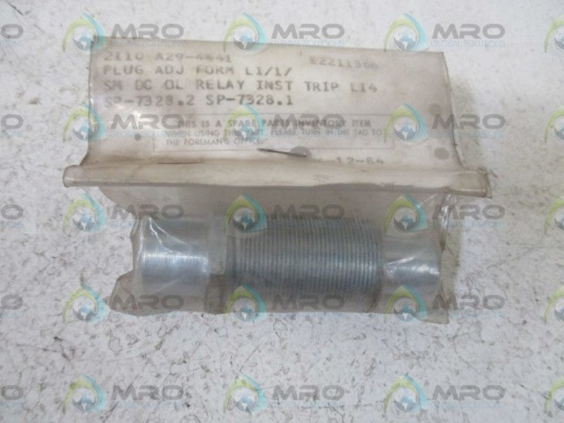 2110 A29-4441 PLUG ADJ. FORM  NSNP IN A BAG