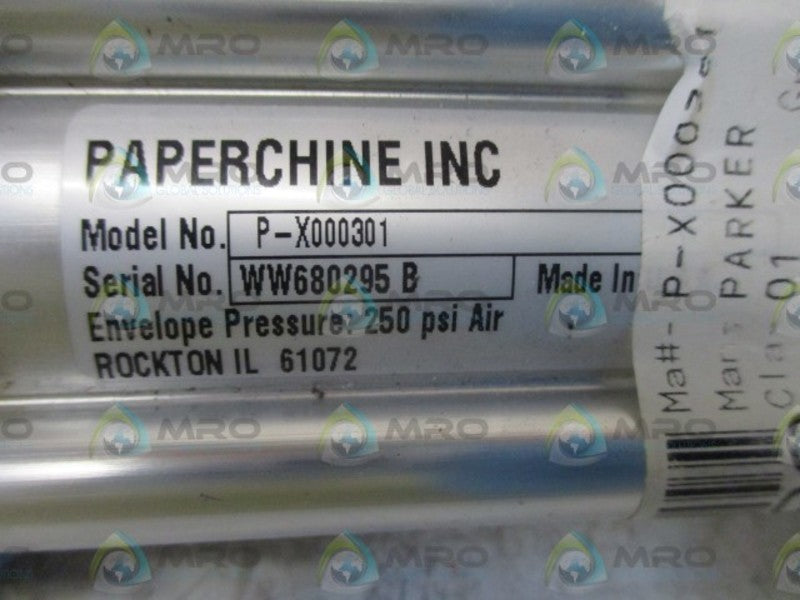 PAPERCHINE P-X000301 PNEUMATIC CYLINDER  NSNP