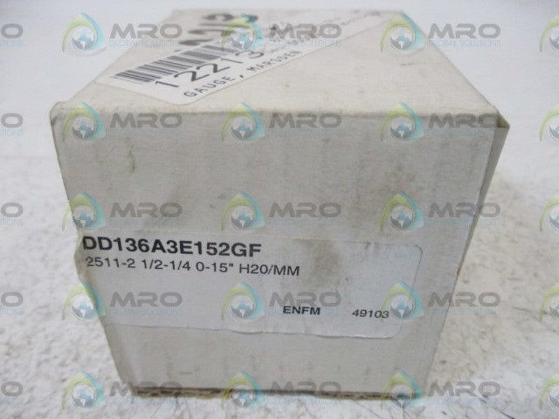 DD136A3E152GF GAUGE 0-380 PSI  NSMP